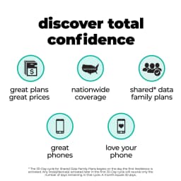 Total Wireless Alcatel Myflip, 4GB, Black- Prepaid Phone - Thumbnail 5