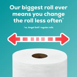 Angel Soft 2-Ply Toilet Paper, 18 Mega XL Rolls, 480 Sheets Per Roll - Thumbnail 9