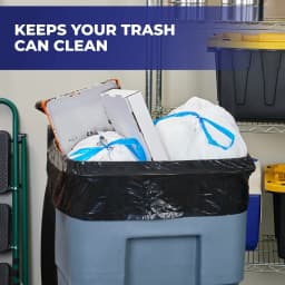 Hefty Cart Liner Trash Bags, 65 Gallon, 10 Bags (Scent Free, ARM & HAMMER Odor Control, Drawstring) - Thumbnail 3