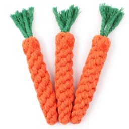 Utoimkio Dog Rope Toys for Puppy Small Medium Large Dogs, Carrot Dog Rope Toys Dog Chew Toys Tug of War Rope Toy Teeth Cleaning for Puppy Small - Thumbnail 6