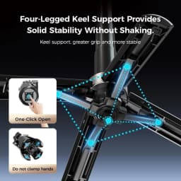 2025 New 4 in 1 Multifunctional Magnetic Selfie Stick, Universal 360째 Rotation Phone Tripod with Remote Control, Portable Extendable Mag Tripod - Thumbnail 7