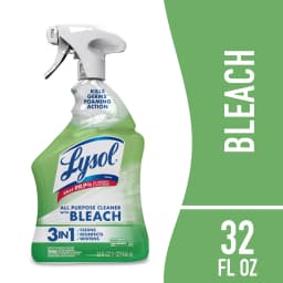 Lysol, Bleach, Multi-Purpose Cleaner, Foaming Spray, Antibacterial Cleaner, 32 fl oz - Thumbnail 1