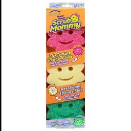 Scrub Daddy Scrub Mommy Power Flower Dual-Sided Cleaning Sponges, 3 Count - Thumbnail 11