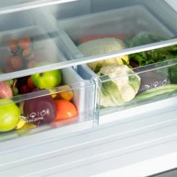 Cosmo 30 in. Vista Collection 17.5 cu. ft. Counter Depth 3-Door French Door Refrigerator, Freezer Drawer, Stainless Steel - Thumbnail 7