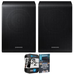 Samsung SWA-9250S Wireless Rear Speaker Kit (2025) Bundle with 2 YR CPS Extended Warranty and Deco Gear Complete Home - Thumbnail 1