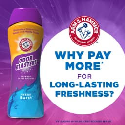 ARM & HAMMER Odor Blasters Fresh Burst In-Wash Laundry Scent Booster, 24 oz Bottle - Thumbnail 8