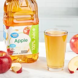 Great Value No Added Sweeteners 100% Apple Juice, 64 fl oz - Thumbnail 2