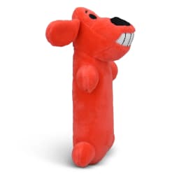 Multipet Smiling Loofa Plush Dog Toy with Squeaker, 6 inch - Thumbnail 4