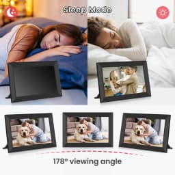 RICILAR Frameo 10.1 inch WiFi Digital Picture Frame, Electronic Picture Frame with IPS Touch Screen, 32GB Storage, Auto-Rotate, Wall Mountable, Ideal - Thumbnail 10