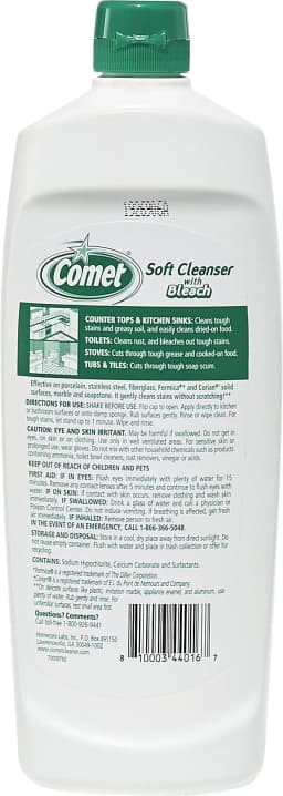 Comet Cleanser Cream with Bleach 24 oz - Thumbnail 2