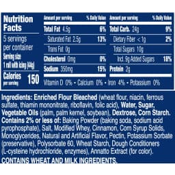 Pillsbury Cinnamon Rolls with Original Icing, Refrigerated Canned Pastry Dough, 5 Rolls, 7.3 oz - Thumbnail 9