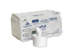 Sofpull Mini White 2-ply High-capacity Centerpull Bathroom Tissue - 2 Ply - 16 Per Carton - 1 Carton - 5.25" X 8.50" - White - Fiber - Thumbnail 3