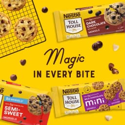 Nestle Toll House Semi Sweet Chocolate Regular Baking Chips, Morsels for Baking, 24 oz Bag - Thumbnail 5