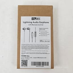 RHEA- Idars Lightening Noise Isolation Audio Earphones With Remote Control, Black - Thumbnail 1