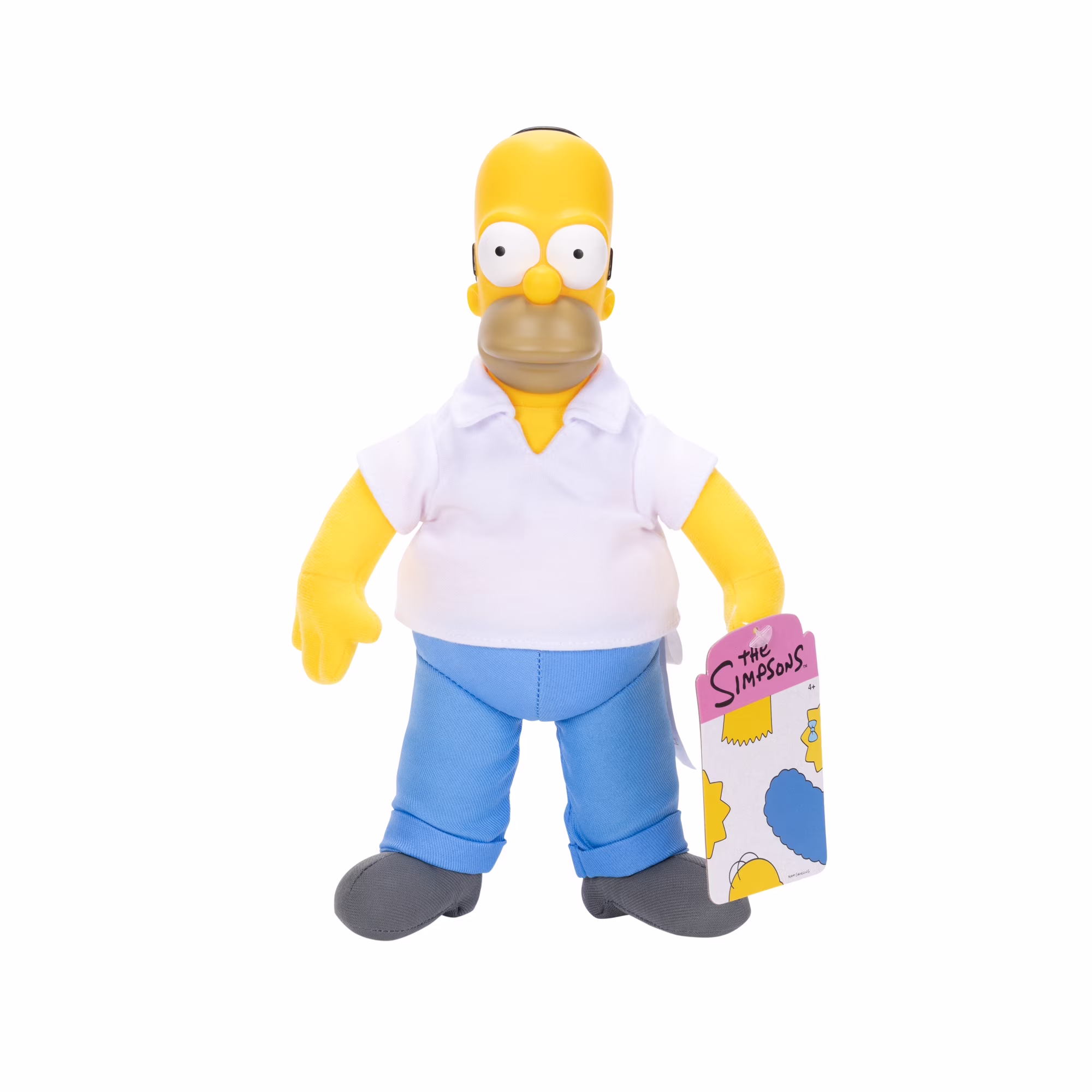 The Simpsons 9 Inch Scale Plush Homer Simpson Figure with Soft Plush Body and Sculpted Head - Thumbnail 1