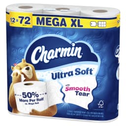 Charmin Ultra Soft Toilet Paper 12 Mega XL Rolls, 336 Sheets Per Roll - Thumbnail 19