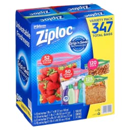 Ziploc Variety Pack Storage Bags, Various Sizes, 347 Ct - Thumbnail 9