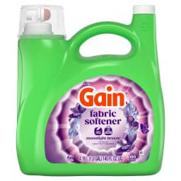 Gain Liquid Laundry Fabric Softener and Conditioner, Moonlight Breeze Scent, 140 fl oz, 190 Loads - Thumbnail 13