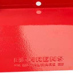 Behrens Portable Galvanized Steel Dustpan and Brush Broom Set, Red - Thumbnail 10