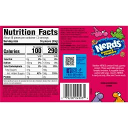 NERDS Gummy Clusters, Candy, Rainbow, Crunchy and Gummy, 3 oz Box - Thumbnail 9