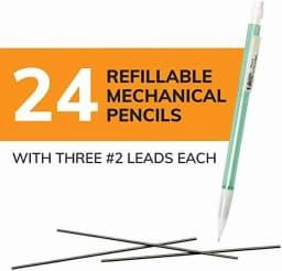 BIC? PENCIL,24-PK 0.7MM,BK MPLP241 MPLP241 USS-BICMPLP241 - Thumbnail 4