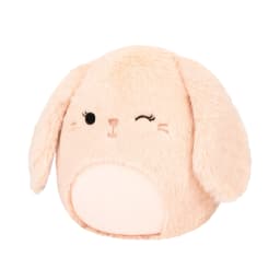 Squishmallows FuzzAMallow Official 8 inch Satine the Winking Peach Bunny - Child's Ultra Soft Plush Toy - Thumbnail 4