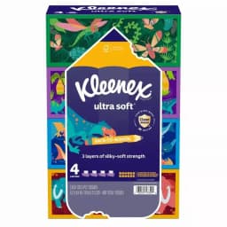 Kleenex Ultra Soft Facial Tissue - Back-to-School Pack - 4pk/120ct - Thumbnail 2