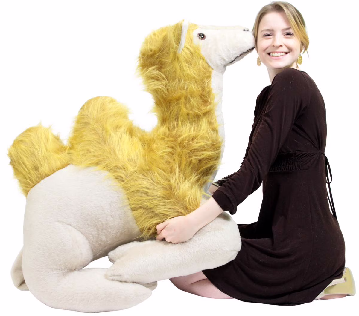 Big Plush 3 foot Giant Stuffed Camel 36 inches Soft Made in USA Stuffed Animal - Thumbnail 7