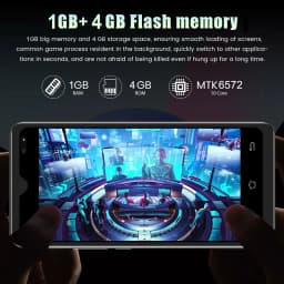 FYTPOV Android Phone, Note10 Smartphone Android Telephone Cellphone 5.0Inch 3G Smartphone 1GB RAM 4GB ROM - Thumbnail 2