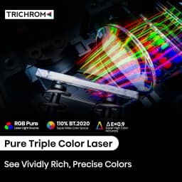 Restored Hisense C2 Ultra, Triple Laser Smart Portable Projector, 4K UHD, 3,000 Lumens, 65” – 300”, Dolby Vision - Thumbnail 9