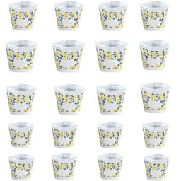 Lemon Tree Print Adhesive Car Trash Bags, Disposable Desktop Small Garbage Can Liners, Stand-Up Vertical Hanging Portable Waste Bag for Auto or Dorm - Thumbnail 2