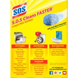 S.O.S Steel Wool Dish Scrubber Pads, 18 Pack - Thumbnail 11