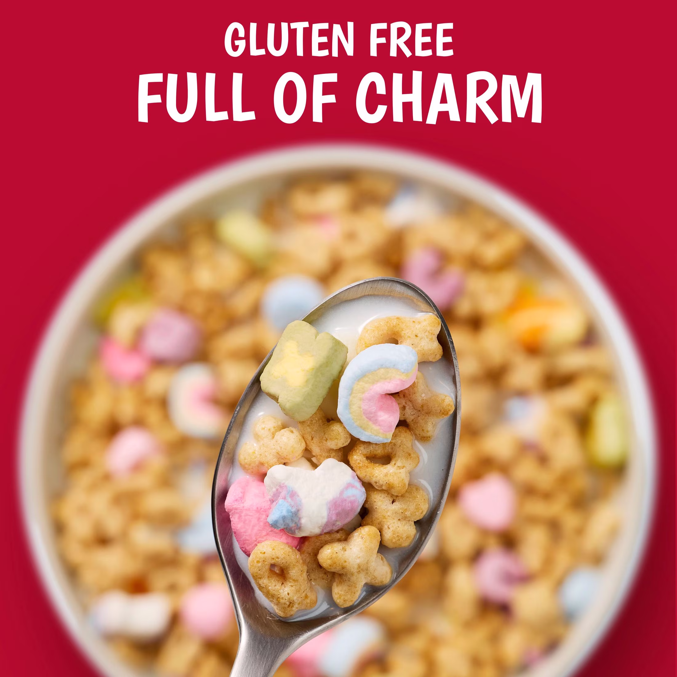 Lucky Charms Gluten Free Cereal with Marshmallows, Limited Edition Jumbo Unicorns, 10.5 oz - Thumbnail 4