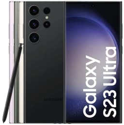 Factory Unlocked Samsung Galaxy S23 Ultra 5G S918U Cell Phone 256GB 8GB RAM Phantom Black - Thumbnail 1