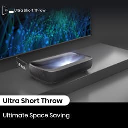 Hisense L9H TriChroma 4K Ultra Short Throw Laser TV Projector with 120" Ambient Light Rejecting Screen, Dolby Vision - Thumbnail 5