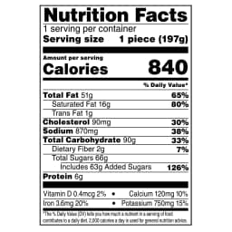 Freshness Guaranteed Carrot Cake Square, Baked, 6.95 oz (Refrigerated) - Thumbnail 4