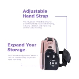 Vivitar PopCam Digital Camcorder, 48MP, Full HD 1080p Video Camera with 3" Flip Screen, 16x Digital Zoom, Built-in Microphone, Compact Vlogging - Thumbnail 5