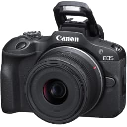 Canon EOS R100 CAM Double Zoom Lens Kit w/RF-S18-45/RF75-300mm - Thumbnail 2