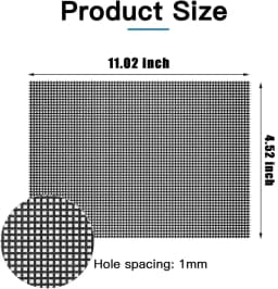 Tutuviw 12Pcs Flexible Scrubbing Screen for Stain Calcium Deposits Scrubber Flexible Scouring Mesh Pad Abrasive Grit Cleaning Screen for Remove - Thumbnail 2