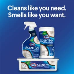 Clorox Scentiva Bleach-Free Cleaning Wipes, Coconut and Waterlily, 75 Count - Thumbnail 6