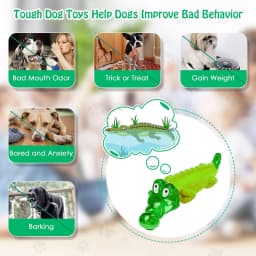 Pet Deluxe Dog Chew Toys for Aggressive Chewers Tough Dog Toys for Large Dogs Indestructible Dog Toys Heavy Duty Dog Toys for Small Medium Large Dogs - Thumbnail 2