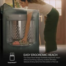 LG WT8400CB 5.5 Cu. Ft. Matte Black Mega Capacity Top Load Washer w/ EasyUnload - Thumbnail 4