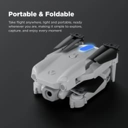 Vivitar SkyHornet Foldable RC Aerial Drone for Adults with 720p HD Camera, WiFi FPV Live Video & 3 Speed Modes - Thumbnail 6