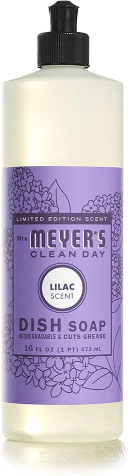 Mrs. Meyer's Spring Dish Soap 3 Scent Variety, 1 Lilac, 1 Mint, 1 Peony, 1 CT - Thumbnail 2