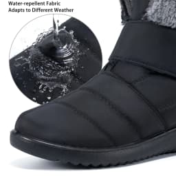 Ecetana Women Snow Boots Winter Shoes Slip On Boots for Women Waterproof Booties Comfortable Outdoor Anti Slip Shoes - Thumbnail 5