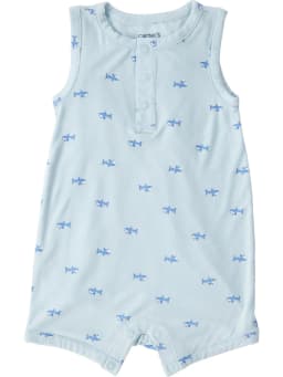 Carter's Child of Mine Baby Boy ComfySoft Romper, Sizes Preemie-18 Months - Thumbnail 1