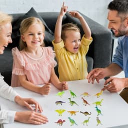 ToysYGift Toys for Girls Boys 3-6 Years Mini Dinosaur Party Pack Plastic Mini Education Dinosaur Animals Toys Funny Party Gifts Children's Plastic - Thumbnail 6