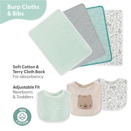 The Peanutshell Unisex Animals and Insects Cotton Layette Gift Set, Baby Clothes Essentials, 30-Piece - Thumbnail 6