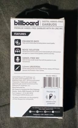 RHEA- Billboard Titanium Earbuds With In-Line Mic 3.5Mm 2 Sets 1 Black + 1 Teal In-Ear - Thumbnail 4