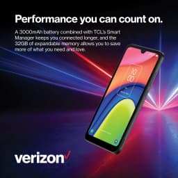 Verizon TCL 50 LE, 16GB, Dark Gray - Prepaid Smartphone [Locked to Verizon Prepaid] - Thumbnail 2